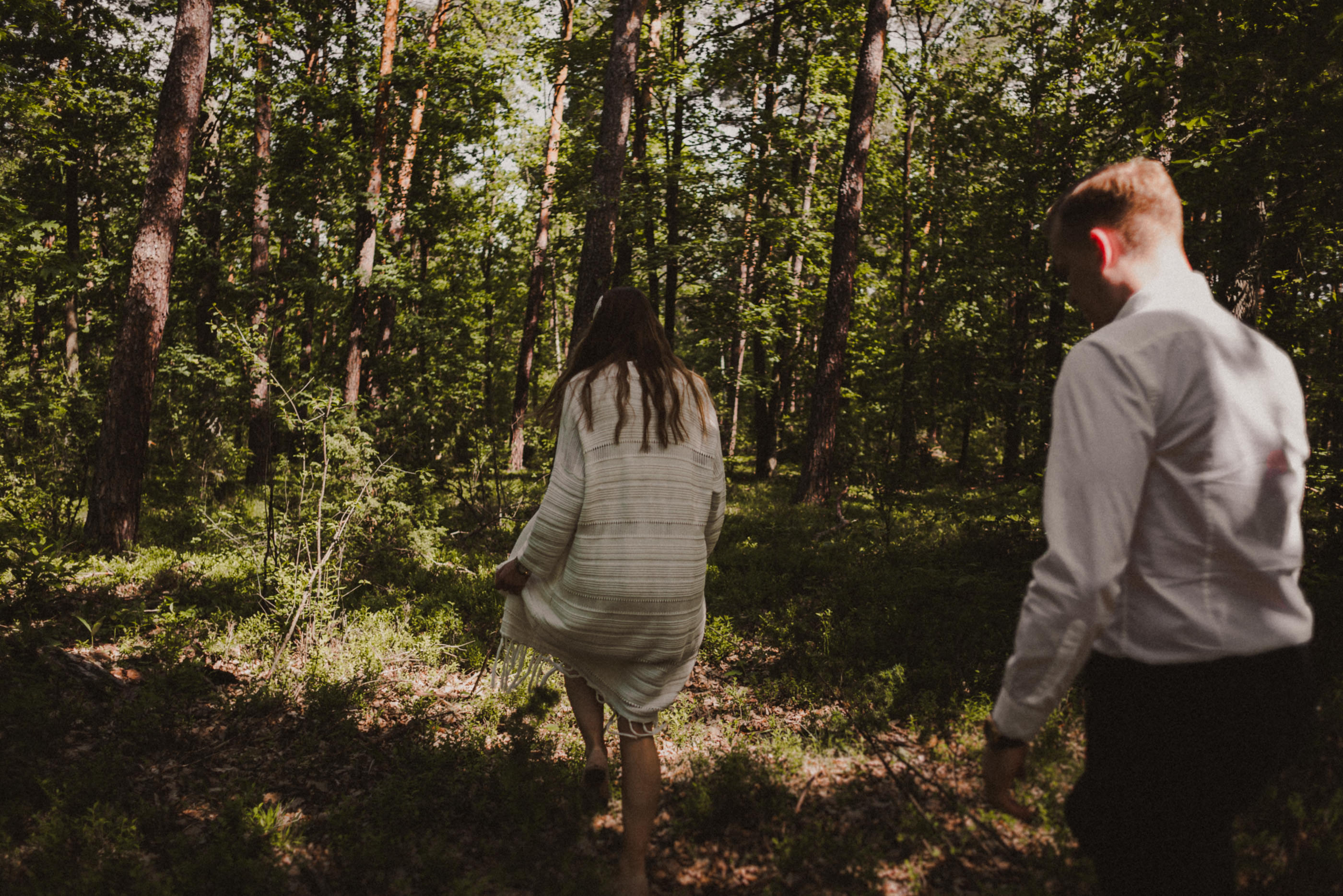 Krótka historia o miłości - Sesja narzeczeńska w lesie